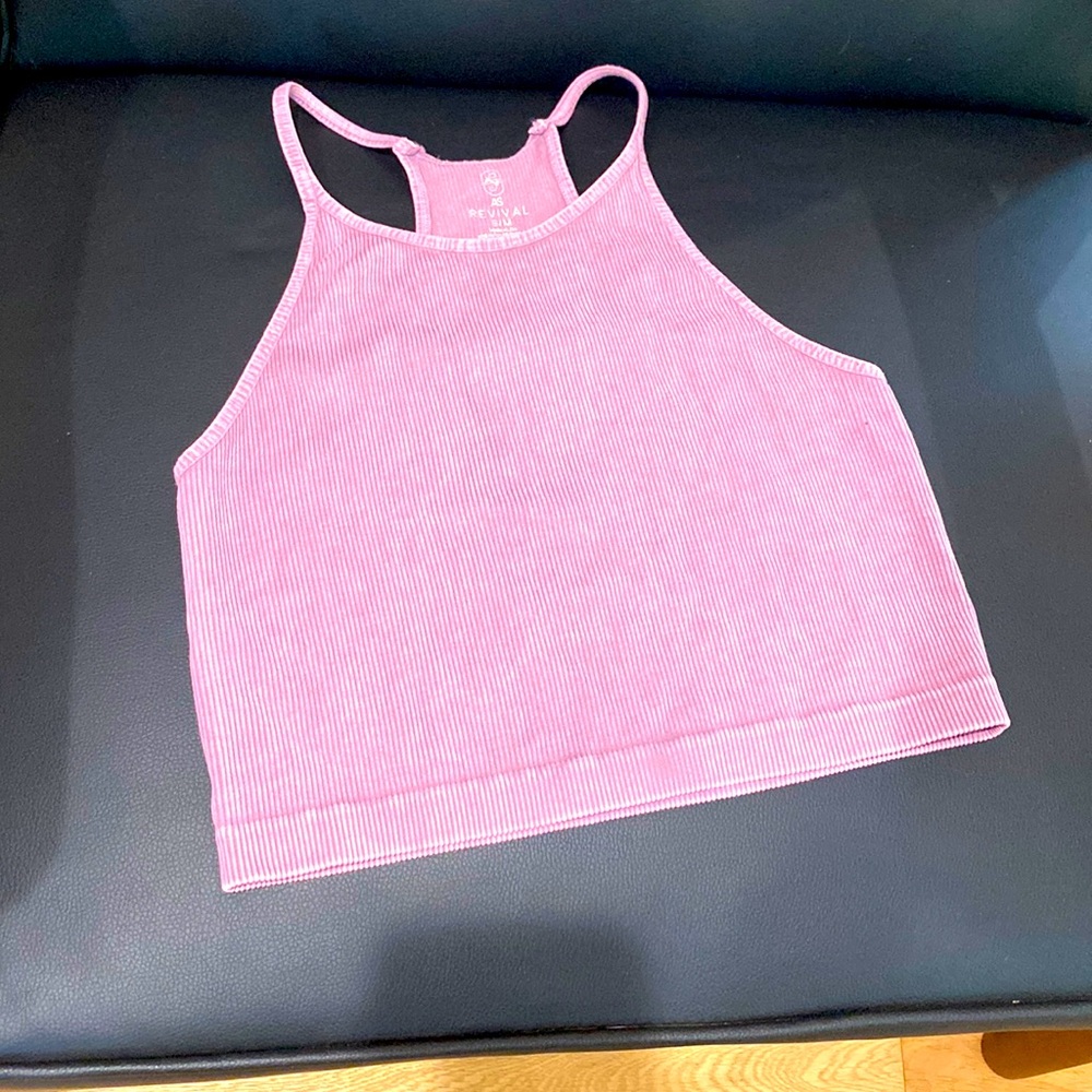 AS Revival crop tank: Mauve